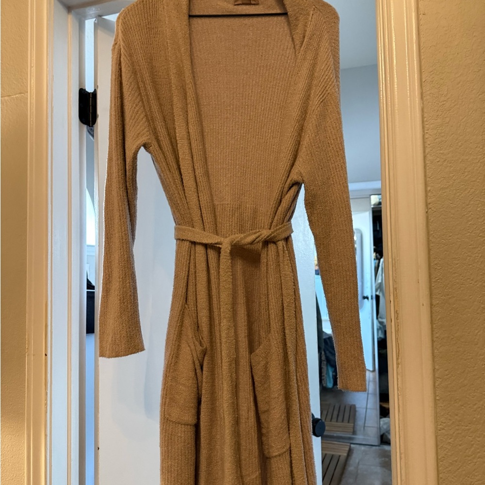 Barefoot Dreams Cream CozyChic Cardigan